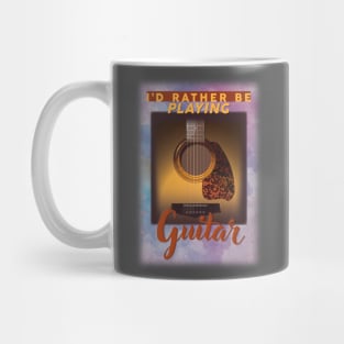 I'd Rather Be Playing Guitar Mug